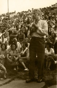 Свято Купала в Гідропарку, 5 липня 1986 року. На передньому плані Леопольд Ященко