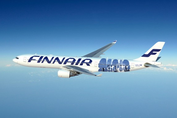 Цим зображенням, серед іншого, оздоблений літак Airbus 330 фінської авіакомпанії Finnair, який здійснює далекомагістральні польоти до Нью-Йорка і в Азію. Фото: aftonbladet.se